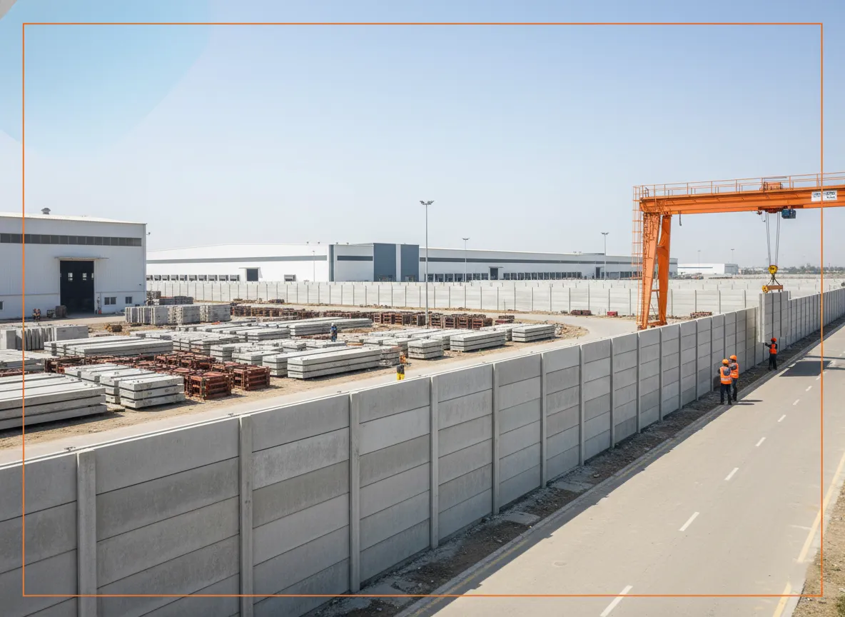 RCC Precast Boundary Wall Manufacturer in Meerut